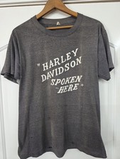 Vintage 1970s-80s Harley-Davidson White Eagle Repair Shop Single Stitch T-shirt picture