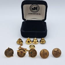 Vintage 10k Boeing Employee Pins picture