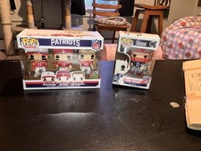 Funko Pop NFL New England Patriots 3-Pack standalone Tom Brady #05 picture