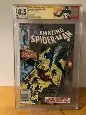 Amazing Spider-Man #265 1st Silver Sable CGC 8.5 NEWSSTAND Signed Tom Defalco picture