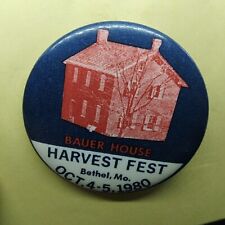 Vintage Bethel Missouri Harvest Fest 1980 Pinback Button picture