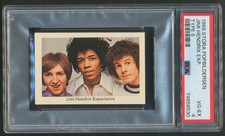 1968 JIMI HENDRIX EXPERIENCE STORA POPBILDERSEN TYPE 5 CARD PSA 4 VG-EX picture