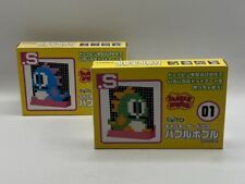 RARE SET Bubble Bobble A Dots .S Puzzle Pin Panel Toy Taito Capcom JAPAN FAMICOM picture