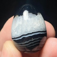 TOP 18G  Gobi Agate Eye Agate Egg Crystal Stone Healing L6451 picture