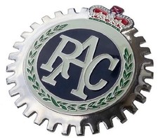 Classic British Car Grille Badge - Royal Automobile Club RAC Emblem, Auto Access picture
