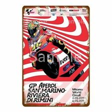 Motorcycle Metal Poster Tin Sign Ducati Racing Moto Gp Wall Decor picture