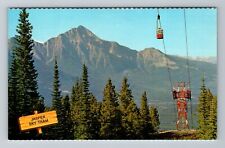 Jasper-Alberta, Jasper Sky Tram, Pyramid Mountain, Vintage Postcard picture