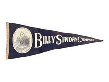 Vtg c. 1910 Billy Sunday Campaign Religious Speaker Baseball Player 30