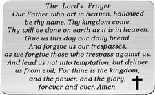 the Lord'S Prayer Wallet Card Bible Verse Jewelry Our Father Who Art picture