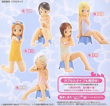 Ichigo Mashimaro Capsule Works Collection Bath time Complete Set 5 + 1 Figure picture