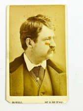 American Actor Frank Mayo Davy Crockett by Howell NY cdv photo edwin booth picture