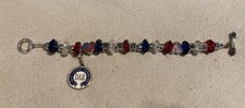 Daughters of the American Revolution DAR Insignia Bracelet P Wright God Home USA picture