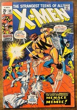 UNCANNY X-MEN 69 HIGH GRADE STAN LEE STORY SAL BUSCEMA COVER MARVEL 1971 picture