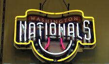 Washington Nationals Logo Neon Sign Light Lamp 24