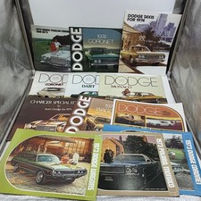 VINTAGE Dodge Dealer Brochure Lot Coronet Dart Monaco Charger Polara Taxi picture