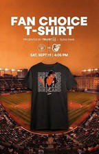Baltimore Orioles XL Angry Bird Fan’s Choice T-Shirt New SGA 9/19/26 New picture