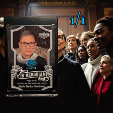 Decision 2020 Elite In Memoriam SCOTUS Justice Ruth Bader Ginsburg 1/1 Ice Blue picture