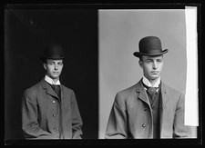 Photo:J.G. Hedrick Portrait in Bowler Hat c1903-1905 picture