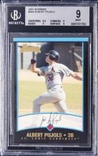 2001 BOWMAN #264 ALBERT PUJOLS BGS 9 picture
