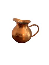 Vintage Tagus R49 Copper Water Pitcher Jug Made in Portugal 7” Tinned picture