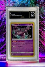 Pokemon Mewtwo Unbroken Bonds Holo Rare #75 GMA GEM Mint 10 picture