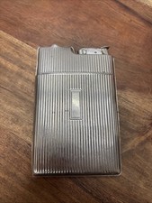Vintage Untested Evans Art Deco Lighter & Cigarette Case 50s 60s MCM Tobacciana picture
