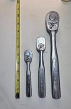 Collectors Vintage Craftsman 3pc Ratchet Set =V= Code Box Head Must See Pics picture