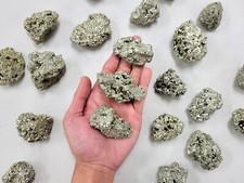 Pyrite Crystal Chunks Raw Golden Pyrite Stone AKA Fool's Gold from Peru picture