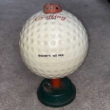 Vintage Golf Ball Ice Pail Bucket RC Golfing 36 Golfer's  19th Hole Cooler picture