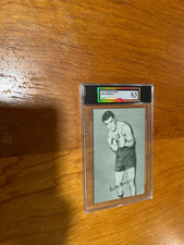 RARE 1947-66 EXHIBIT BOXING CARD ROCKY MARCIANO ICERT 6.5 EX-MT+ HIGH GRADE picture