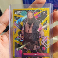 2020 Topps Chrome WWE Ivar #78 Gold Parallel #/50 picture
