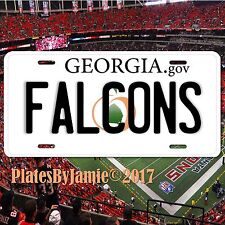 Atlanta Falcons Georgia Aluminum Metal License Plate Tag Football NFC NFL New picture