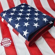 5x8 American Flag Outdoor Heavy Duty 100% Made in USA US Flag 5x8 ft USA Flag picture