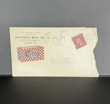 1920 Checkers Pop Corn Candy Confection SHOTWELL MFG. CO. Envelope w/ 2¢ Stamp picture