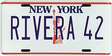 Mariano Rivera New York Yankees Rookie 1995 metal License plate picture