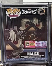 Funko Pop Marvel Rivals: Malice #1599 SDCC 2026 Exclusive LE 1500 Con Sticker picture