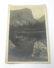 Antique Yosemite National Park Mirror Lake Half Dome Photograph 6.5x10 in picture