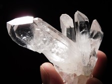 VERY TRANSLUCENT Quartz Crystal Cluster Collier Creek ARKANSAS 75.4gr picture