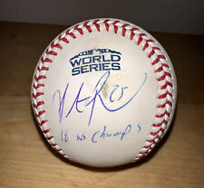 Signed MLB Autograph Steve Pearce 2018 WS MVP Baseball World Series picture