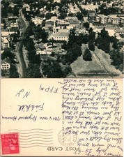 Air View of North Brookfield Mass Vintage Divided Back Postcard Aerial Photo picture