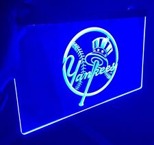 MLB NEW YORK YANKEES LOGO LED Light Sign for Game Room,Office,Bar,Man Cave. picture