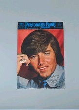 1971 Bobby Sherman Personality Prints Stick-Up Sticker Poster 8.5x11 Unused picture
