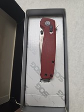 SOG Terminus XR Crimson Folding Knife D2 Tool Steel Blade Red Textured G-10 NEW picture