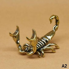 Scorpion Pen Holder Brass Antique Style Animal Desk Ornament Office/home picture