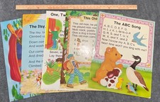Frank Schaffer Lot Of 6 VTG 80s 90s Educational Posters USA Elementary ephemera picture