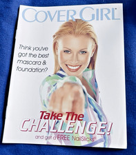 Cover Girl Niki Taylor late 1990’s Print Advertisement - Take the challenge picture