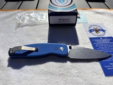 TRM Three Rivers Mfg Neutron 2 Royal Blue G10 20CV Beautiful picture