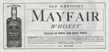 1909 Ads: Old Kentucky Mayfair Whiskey Trimble Co., Felton & Son Rum, Etc picture