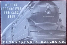 Vintage 1939 Pennsylvania Railroad Brochure π Modern Locomotives S-1 Steam picture