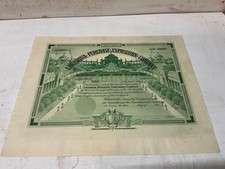 Green 1903 Louisiana Purchase Exposition Co/ Unissued Stock Certificate picture